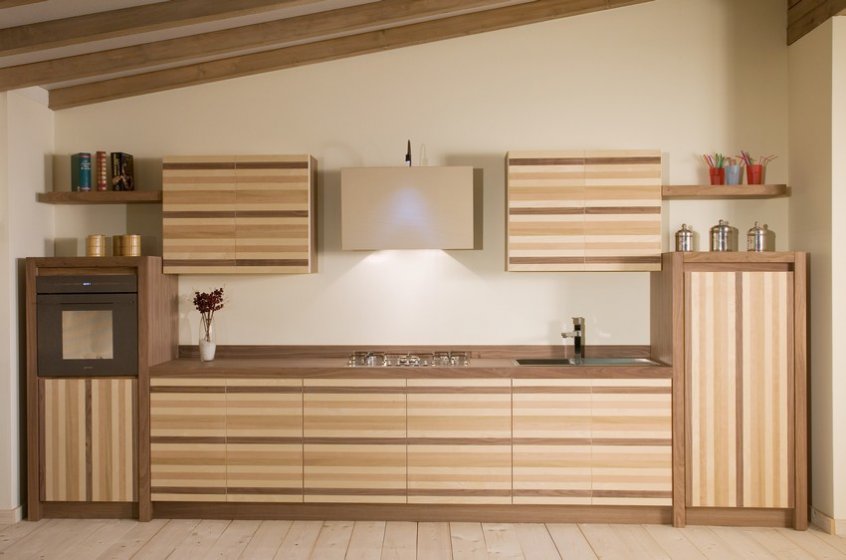 esempio di cucina artigianale realizzata da Anselmi Mobili